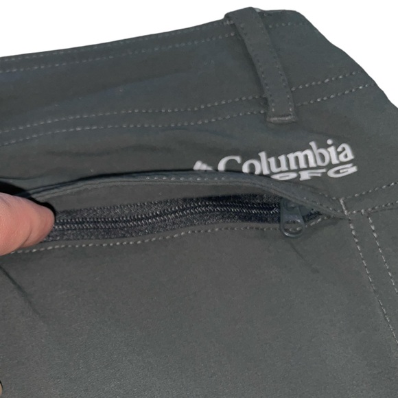 SOLD Women's Columbia PFG Roll Up Pants Pewter Green Size 6 - Picture 5 of 13